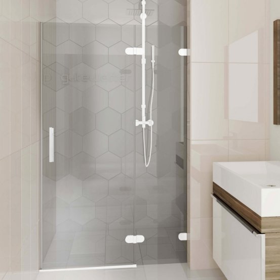 LUX DOOR GK-002A-2522-CH02 белый матовый правое открывание двери