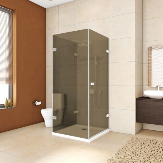 TREND RECTAN GK-863D белый матовый стекло бронзовое матовое