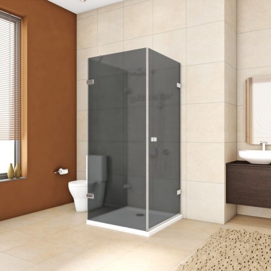 TREND RECTAN GK-863D хром матовый стекло графитовое матовое