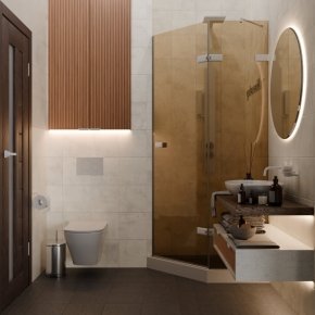 Дверь в душевую нишу TREND DOOR GK-862AG135ONE-01