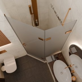 Дверь в душевую нишу TREND DOOR GK-862AG135ONE-01