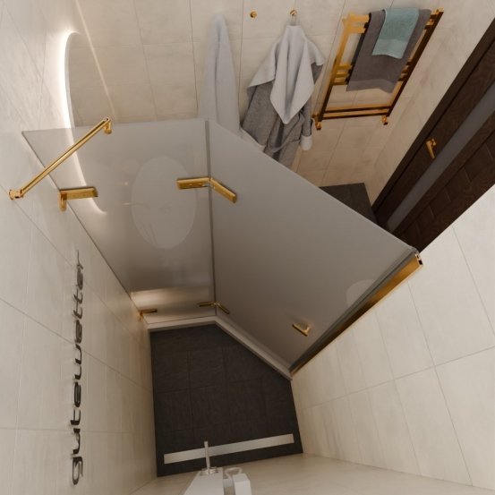 TREND DOOR GK-862AG135ONE-01 золотой гальванический стекло матовое #3