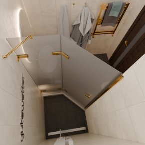 TREND DOOR GK-862AG135ONE-01 золотой гальванический стекло матовое #3
